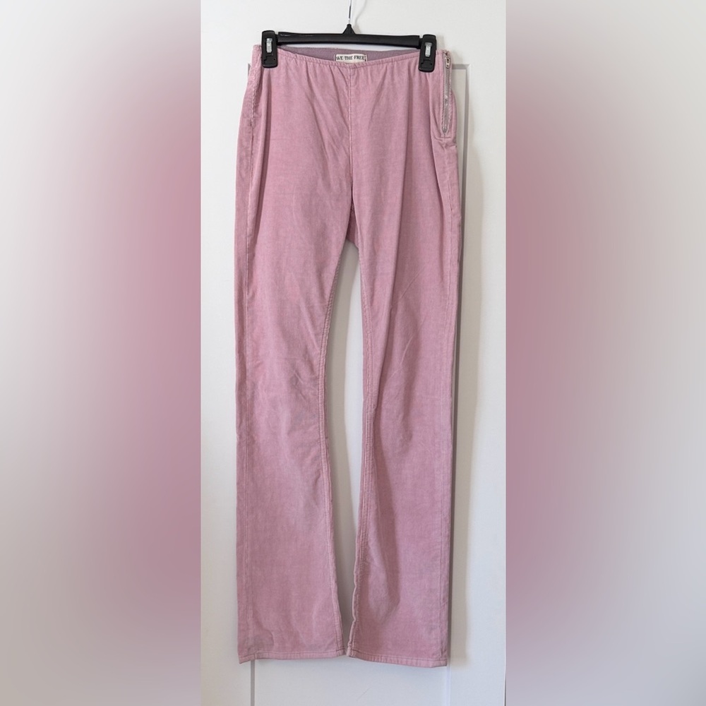 We The Free Corduroy Bootcut Pants, size 26, Pink